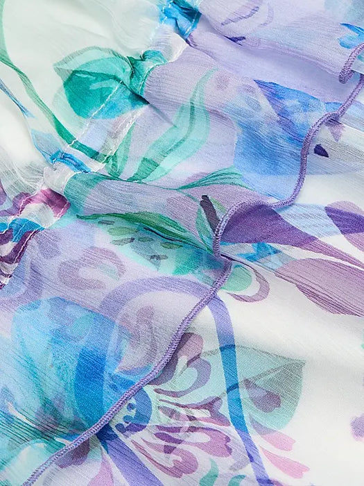 Johnny Was Jade Annamarie Flutter Maxi Dress L35625-5