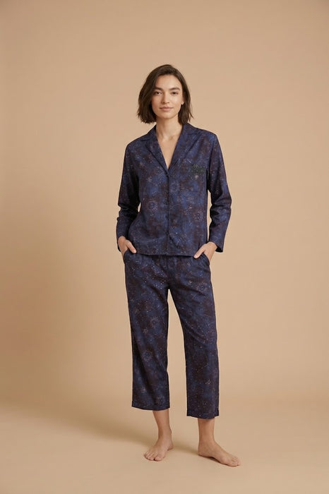 Johnny Was Bejewel Crop Pajama Set MS0623-B