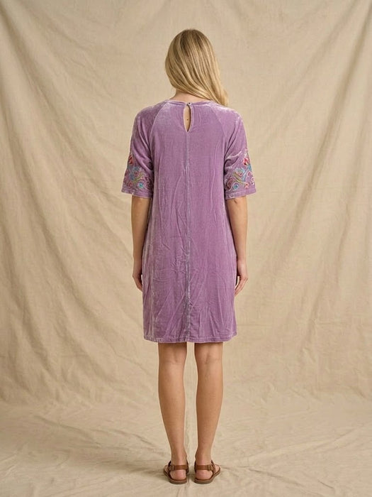 Johnny Was Karime Velvet Flutter Sleeve Raglan Dress J38425-6