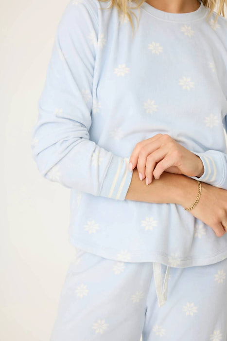 PJ Salvage Blue Whisper Apres All Day Pajama Set RQAAST2