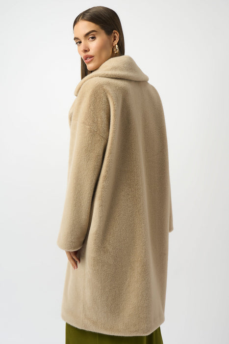 Joseph Ribkoff Faux Fur Straight Coat 243902F25