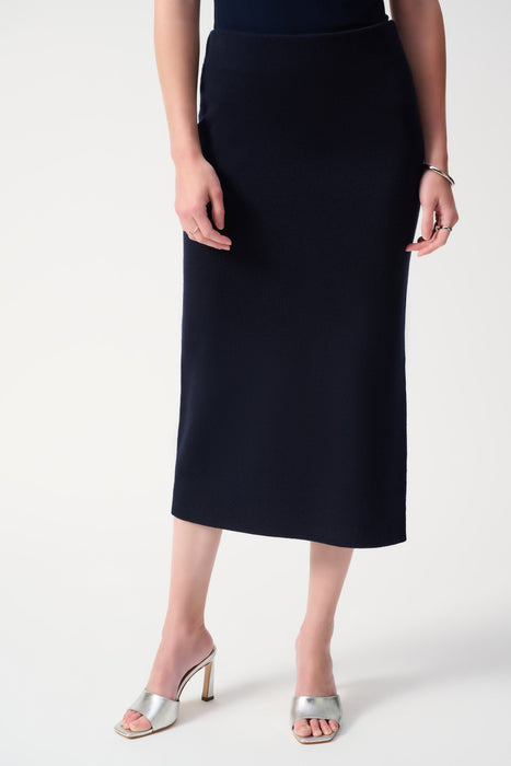 Joseph Ribkoff High Rise Knit Midi Pencil Skirt 243967