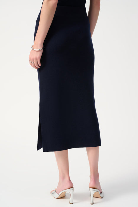 Joseph Ribkoff High Rise Knit Midi Pencil Skirt 243967