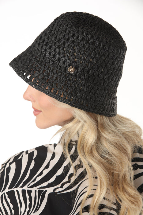 Joseph Ribkoff Crochet Bucket Hat 262972