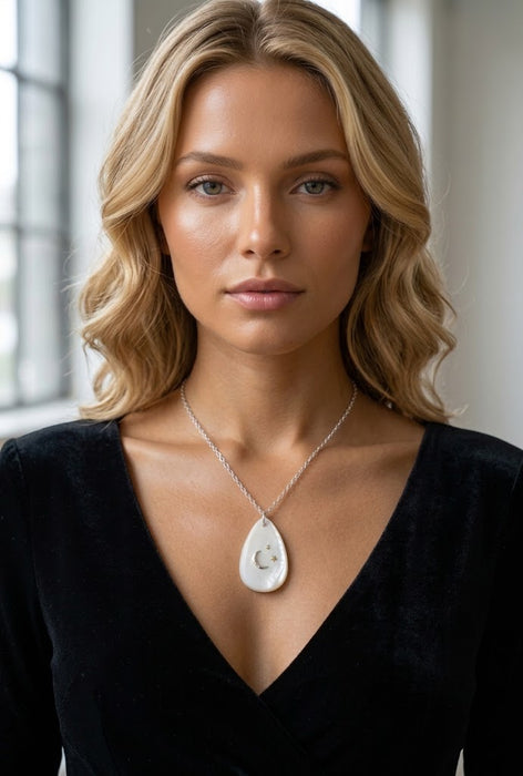 Johnny Was Moonlight Monstone Necklace CJ45223