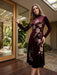 Johnny Was Corinthe Velour Mock Neck Dress J39825-9