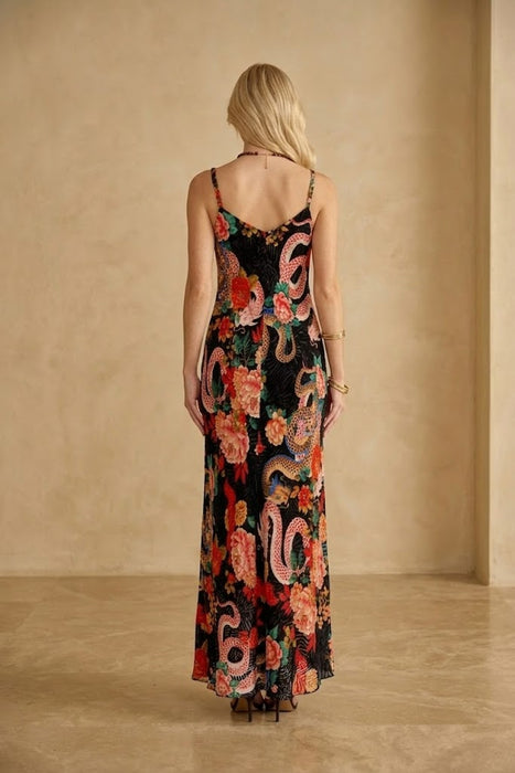 Johnny Was Levi Burnout Kanako Maxi Floral Dress C33125-9 — AfterRetail