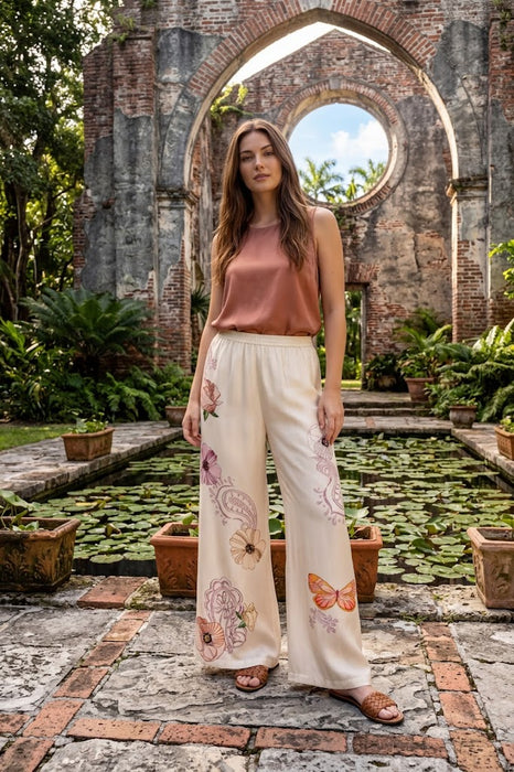 Johnny Was Jade Rosabelia Lyra Easy Pant L63525-6