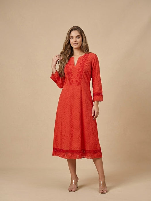 Johnny Was Calme Dobby Princess Cotton Dress O30025-7 — AfterRetail