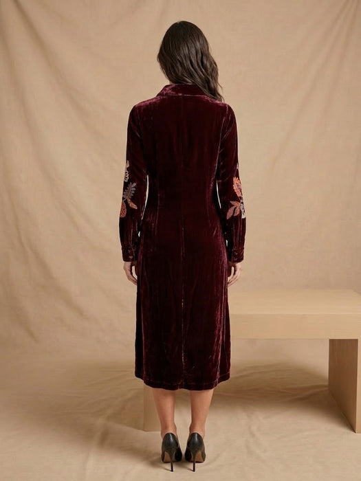 Johnny Was Gineva Velvet Shirt Dress J39325-8