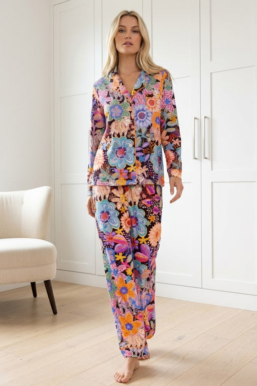 Johnny Was Caetana Floral Carly Pajama Set MS8225-C