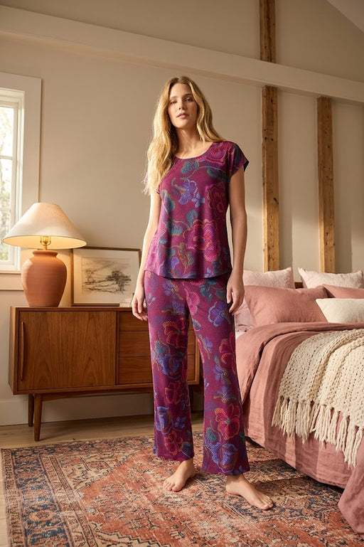 Johnny Was Aphaia The Bobbie Crop Pajama Set MS8823-Z