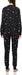 PJ Salvage Black Women's Winter Pajama 4-piece Gift Set RQWGST1