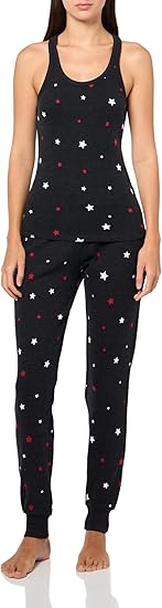 PJ Salvage Black Women's Winter Pajama 4-piece Gift Set RQWGST1