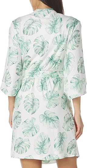 PJ Salvage Ivory Hawaiian Lotus Robe ROHLR