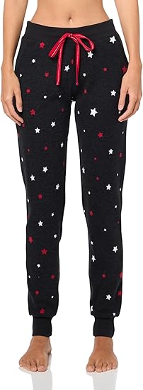 PJ Salvage Black Women's Winter Pajama 4-piece Gift Set RQWGST1