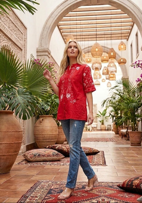 Johnny Was Gardenia Cary's Shirt C10825-7