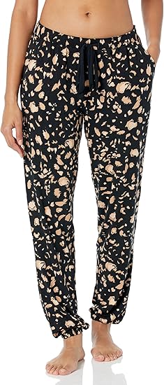 PJ Salvage Black Cheetah Pajama Set RKBKC/RKBKP