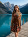 Johnny Was Mayra Velvet Chevron Tank Dress J38925-7