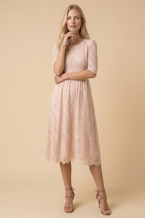 Johnny Was Jade Natural Helena Midi Dress L34225-7