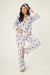PJ Salvage Feelin' Pine 3-Piece Winter Print Flannel PJ Set RUFLPJ