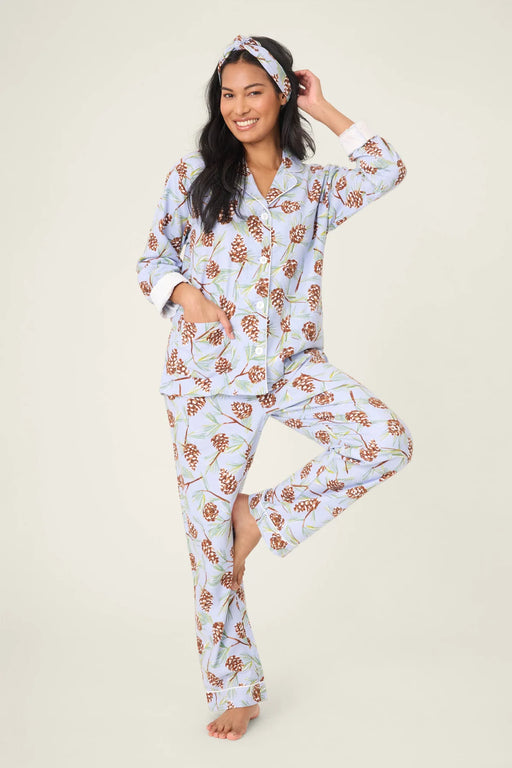 PJ Salvage Feelin' Pine 3-Piece Winter Print Flannel PJ Set RUFLPJ