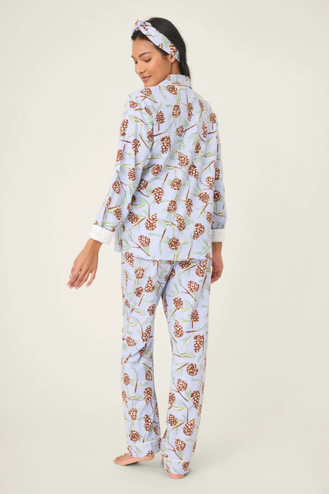 PJ Salvage Feelin' Pine 3-Piece Winter Print Flannel PJ Set RUFLPJ