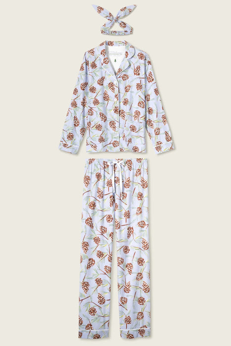 PJ Salvage Feelin' Pine 3-Piece Winter Print Flannel PJ Set RUFLPJ