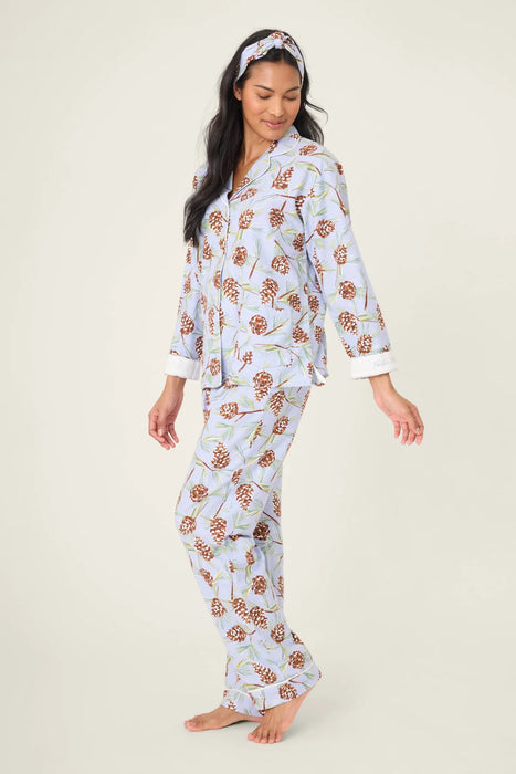 PJ Salvage Feelin' Pine 3-Piece Winter Print Flannel PJ Set RUFLPJ