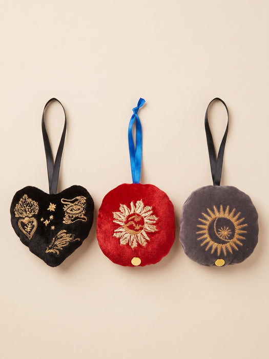 Johnny Was Midnight Moon Sachet Ornament Orange Set H80922