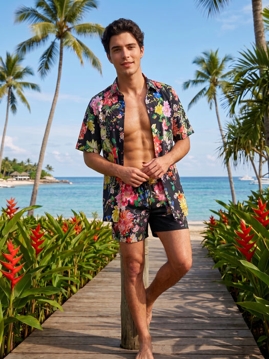 Johnny Was Metalli Notte Men's Trunks CSW3224-ASX