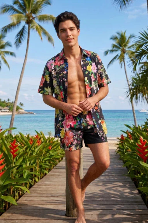 Johnny Was Metalli Notte Men's Coverup CSW0524-A