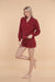 PJ Salvage Port Chenille Cable Knit Short Pajama Set RUCLS/RUCLLS