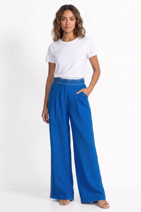Johnny Was JWLA Madaleina Wide Leg Pleat Pant J62325-2 *