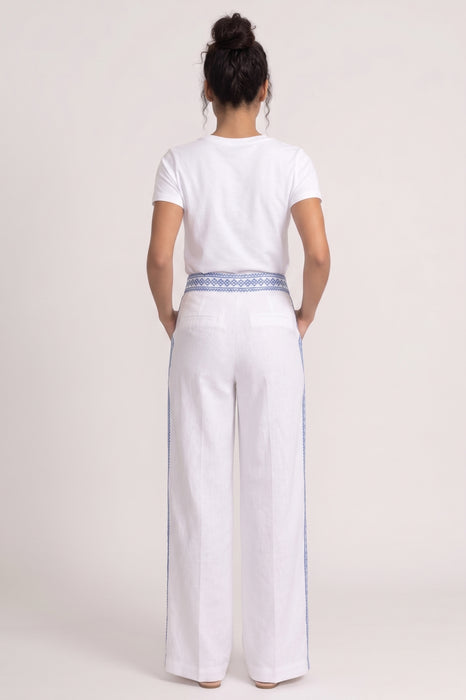 Johnny Was JWLA Madaleina Wide Leg Pleat Pant J62325-2 *