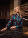Johnny Was Alexandria Smocked Tuxedo Shirt W14425-8