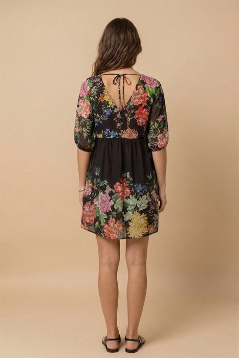 Johnny Was JWLA Metalli Notte A-Line Dress CSW0324-A