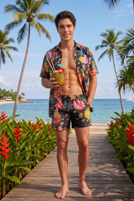 Johnny Was Metalli Notte Men's Coverup CSW0524-A