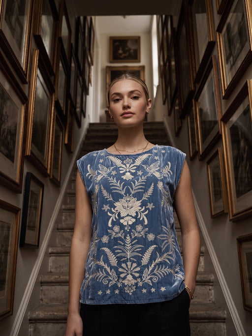 Johnny Was Relaxed Velvet Tank J14425-6