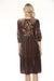 Johnny Was JWLA Taline Velvet Boho Midi Dress Petite Size J33124-0