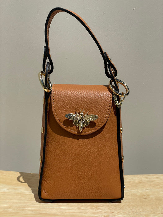 Jijou Capri Bumblebee Leather Cellphone Case Bag