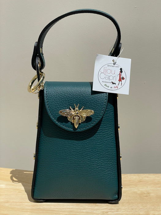 Jijou Capri Bumblebee Leather Cellphone Case Bag