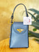 Jijou Capri Denim Blue Bumblebee Leather Cellphone Case Bag NEW