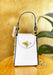 Jijou Capri White Bumblebee Leather Cellphone Case Bag NEW