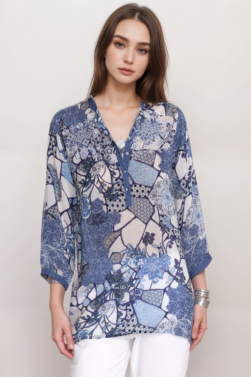 Johnny Was C29424B2 Moonlight Leena Tunic
