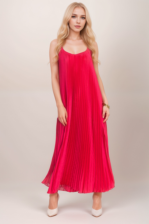 Johnny Was L38724 Tye Pleated Maxi Dress