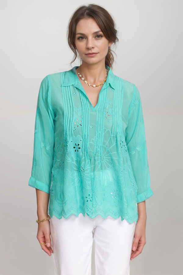 Johnny Was - Block Lynn Blouse main image 0