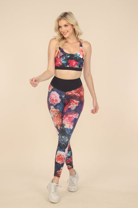 Johnny Was Bee Active Studio V-Yoke Legging Boho Chic A7623