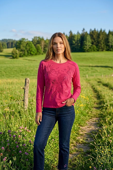 Johnny Was JWLA Long Sleeve Dolman Tee J19124