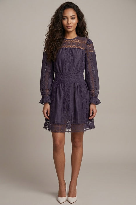 Johnny Was Jade Mitska Lace Mini Dress L30224 *